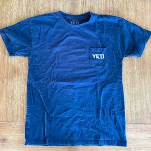 Yeti Men’s Navy Blue Cotton T-Shirt